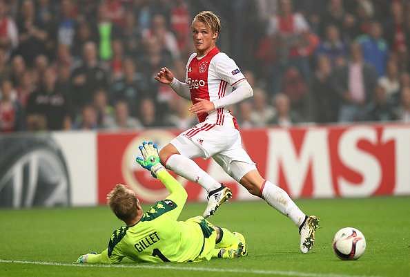 Transfer Rumour: Manchester United interested in young Ajax striker Kasper Dolberg
