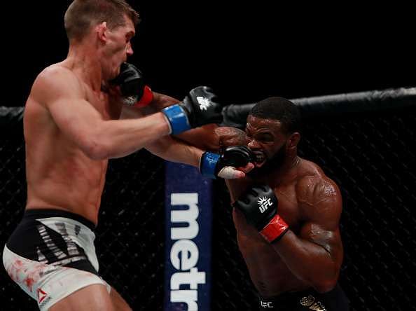 UFC News: Tyron Woodley says that he will knock Michael Bisping out