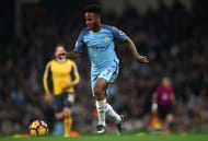 MANCHESTER, ENGLAND - DECEMBER 18: Raheem Sterling of Manchester City in action during the Premier League match between Manchester City and Arsenal at the Etihad Stadium on December 18, 2016 in Manchester, England. (Photo by Clive Brunskill/Getty Images)