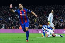 Granada's Gaston Silva says Luis Suarez is on the same level as Lionel Messi and Cristiano Ronaldo