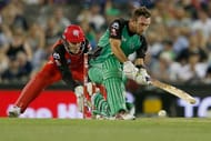 MELBOURNE, AUSTRALIA - JANUARY 07: Glenn Maxwell of the Melbourne Stars bats during the Big Bash League match between the Melbourne Renegades and the Melbourne Stars at Etihad Stadium on January 7, 2017 in Melbourne, Australia. (Photo by Darrian Traynor/Getty Images)