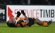 HULL, ENGLAND - JANUARY 14: Abel Hernandez of Hull City celebrates scoring his sides second goal during the Premier League match between Hull City and AFC Bournemouth at KCOM Stadium on January 14, 2017 in Hull, England. (Photo by Nigel Roddis/Getty Images)