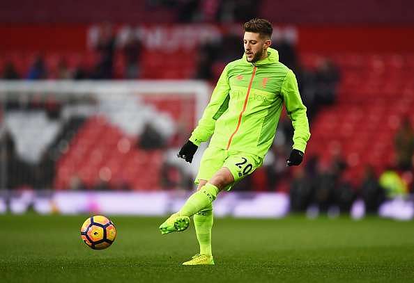 MANCHESTER, ENGLAND - JANUARY 15:  Adam Lallana of Liverpool warms up prior to the Premier League match between Manchester United and Liverpool at Old Trafford on January 15, 2017 in Manchester, England.  (Photo by Laurence Griffiths/Getty Images)