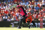 PERTH, AUSTRALIA - JANUARY 28: Brad Haddin of the Sixers bats during the Big Bash League match between the Perth Scorchers and the Sydney Sixers at WACA on January 28, 2017 in Perth, Australia. (Photo by Paul Kane/Getty Images)