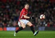 MANCHESTER, ENGLAND - JANUARY 29: Bastian Schweinsteiger of Manchester United during The Emirates FA Cup Fourth Round match between Manchester United and Wigan Athletic at Old Trafford on January 29, 2017 in Manchester, England. (Photo by Gareth Copley/Getty Images)