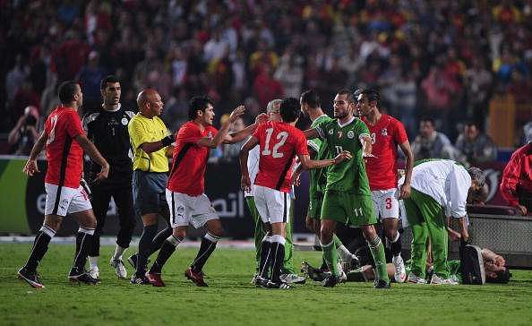 Egyptian soccer rivalries' jerseys