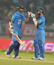 Shikhar Dhawan Ajinkya Rahane India Sri Lanka Cuttack