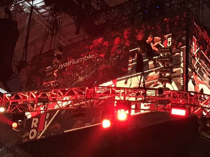 WWE News: “Fix That Screen!” chant broke out at Royal Rumble 2017 over malfunctioning display screen