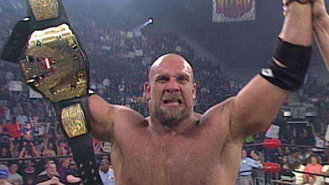 Goldberg with the WCW Championship