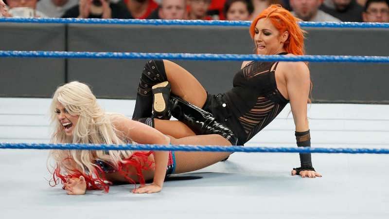 Becky Lynch vs. Alexa Bliss – SmackDown Women's Title Steel Cage Match:  photos