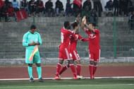 Shillong Lajong players celebrating