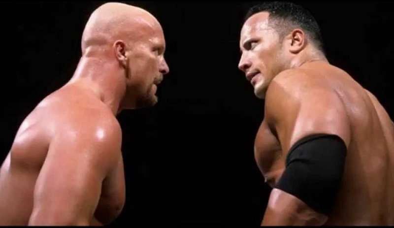 The Rock and Stone Cold Steve Austin