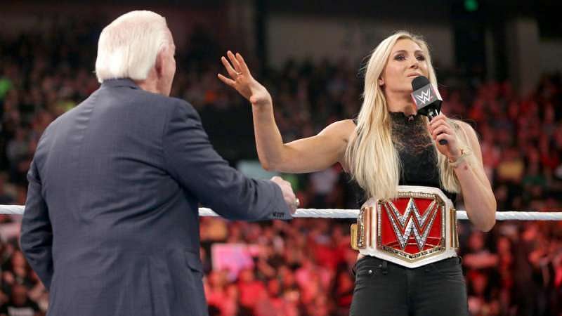 Ric Flair with his daughter Charlotte Flair!