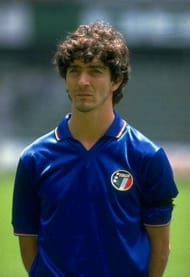Jun 1985: Portrait of Paolo Rossi the Italian Centre Forward during a Summer tour of Mexico. \ Mandatory Credit: David Cannon/Allsport
