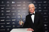 RIO DE JANEIRO, BRAZIL - MARCH 11: (L-R) Laureus Academy Member Franz Beckenbauer attends the 2013 Laureus World Sports Awards at the Theatro Municipal Do Rio de Janeiro on March 11, 2013 in Rio de Janeiro, Brazil. (Photo by Jamie McDonald/Getty Images For Laureus)