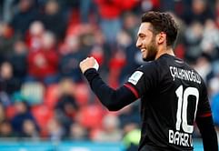 Leverkusen's Calhanoglu banned for rest of the season