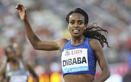 Dibaba runs fastest ever women's 2,000 metres