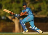 DARWIN, AUSTRALIA - AUGUST 02: Rishi Dhawan of India 'A' bats during the Cricket Australia Quadrangular Series Final match between Australia 'A' and India 'A' at Marrara Oval on August 2, 2014 in Darwin, Australia. (Photo by Scott Barbour/Getty Images)