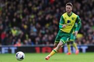 NORWICH, ENGLAND - MARCH 22: Ricky Van Wolfswinkel of Norwich City in action during the Barclays Premier League match between Norwich City and Sunderland at Carrow Road on March 22, 2014 in Norwich, England. (Photo by Alex Broadway/Getty Images)