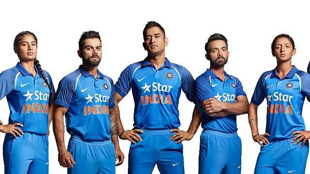 indian cricket team current jersey