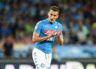 NAPLES, ITALY - SEPTEMBER 24: Arkadiusz Milik of Napoli in action during the Serie A match between SSC Napoli and AC ChievoVerona at Stadio San Paolo on September 24, 2016 in Naples, Italy. (Photo by Francesco Pecoraro/Getty Images)