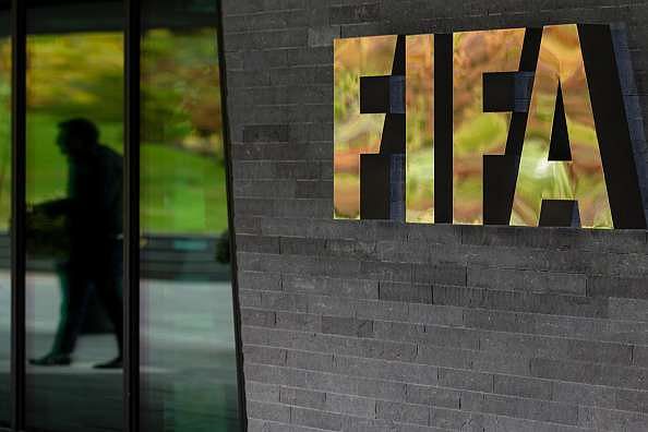 ZURICH, SWITZERLAND - OCTOBER 13: A FIFA logo next to the entrance during part I of the FIFA Council Meeting 2016 at the FIFA headquarters on October 13, 2016 in Zurich, Switzerland. (Photo by Philipp Schmidli/Getty Images)