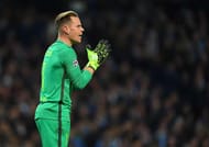MANCHESTER, ENGLAND - NOVEMBER 01: Ter Stegen of Barcelona looks on during the UEFA Champions League match between Manchester City FC and FC Barcelona at Etihad Stadium on November 1, 2016 in Manchester, England. (Photo by Laurence Griffiths/Getty Images)