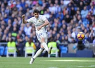 MADRID, SPAIN - NOVEMBER 06: Alvaro Morata of Real Madrid scores his team's 3rd goal during the Liga match between Real Madrid CF and Leganes on November 6, 2016 in Madrid, Spain. (Photo by Denis Doyle/Getty Images)
