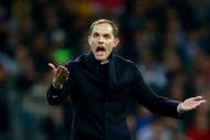 MADRID, SPAIN - DECEMBER 07: Coach Thomas Tuchel of Borussia Dortmund protests to the referee during the UEFA Champions League group F match between Real Madrid CF and Borussia Dortmund at Estadio Santiago Bernabeu on December 7, 2016 in Madrid, . (Photo by Gonzalo Arroyo Moreno/Getty Images)