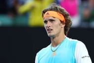 MELBOURNE, AUSTRALIA - JANUARY 21: Alexander Zverev of Germany reacts in his third round match against Rafael Nadal of Spain on day six of the 2017 Australian Open at Melbourne Park on January 21, 2017 in Melbourne, Australia. (Photo by Cameron Spencer/Getty Images)