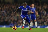LONDON, ENGLAND - JANUARY 22: Ngolo Kante of Chelsea in action during the Premier League match between Chelsea and Hull City at Stamford Bridge on January 22, 2017 in London, England. (Photo by Richard Heathcote/Getty Images)