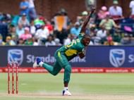PORT ELIZABETH, SOUTH AFRICA - JANUARY 28: Kagiso Rabada of South Africa during the 1st One Day International match between South Africa and Sri Lanka at St Georges Park on January 28, 2017 in Port Elizabeth, South Africa. (Photo by Richard Huggard/Gallo Images/Getty Images)