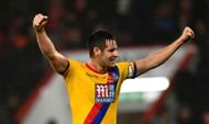 BOURNEMOUTH, ENGLAND - JANUARY 31: Scott Dann of Crystal Palace celebrates their win at the final whistle in the Premier League match between AFC Bournemouth and Crystal Palace at Vitality Stadium on January 31, 2017 in Bournemouth, England. (Photo by Dan Mullan/Getty Images)