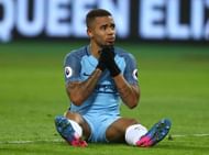 STRATFORD, ENGLAND - FEBRUARY 01: Gabriel Jesus of Manchester City reacts during the Premier League match between West Ham United and Manchester City at London Stadium on February 1, 2017 in Stratford, England. (Photo by Clive Rose/Getty Images)