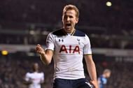 LONDON, ENGLAND - FEBRUARY 04: Harry Kane of Tottenham Hotspur celebrates after scoring the opening goal from the penalty spot during the Premier League match between Tottenham Hotspur and Middlesbrough at White Hart Lane on February 4, 2017 in London, England. (Photo by Justin Setterfield/Getty Images)