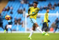 MANCHESTER, ENGLAND - FEBRUARY 05: Raheem Sterling of Manchester City warms up prior to the Premier League match between Manchester City and Swansea City at Etihad Stadium on February 5, 2017 in Manchester, England. (Photo by Alex Livesey/Getty Images)