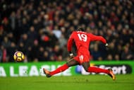 LIVERPOOL, ENGLAND - FEBRUARY 11: Sadio Mane of Liverpool scores the opening goal during the Premier League match between Liverpool and Tottenham Hotspur at Anfield on February 11, 2017 in Liverpool, England. (Photo by Mike Hewitt/Getty Images for Tottenham Hotspur FC)