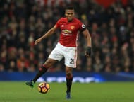 MANCHESTER, ENGLAND - FEBRUARY 11: Luis Antonio Valencia of Manchester United in action during the Premier League match between Watford and Manchester United at Old Trafford on February 11, 2017 in Manchester, England. (Photo by Richard Heathcote/Getty Images)
