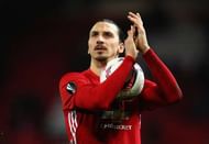 MANCHESTER, ENGLAND - FEBRUARY 16: Zlatan Ibrahimovic of Manchester United leaves the pitch with the match ball after scoring a hat-trick during the UEFA Europa League Round of 32 first leg match between Manchester United and AS Saint-Etienne at Old Trafford on February 16, 2017 in Manchester, United Kingdom. (Photo by Clive Brunskill/Getty Images)