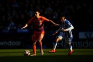 HUDDERSFIELD, ENGLAND - FEBRUARY 18: Jesus Navas of Manchester City in action during The Emirates FA Cup Fifth Round match between Huddersfield Town and Manchester City at John Smith's Stadium on February 18, 2017 in Huddersfield, England. (Photo by Laurence Griffiths/Getty Images)