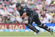 CHRISTCHURCH, NEW ZEALAND - FEBRUARY 22: Ross Taylor of New Zealand bats during game two of the One Day International series between New Zealand and South Africa at Hagley Oval on February 22, 2017 in Christchurch, New Zealand. (Photo by Kai Schwoerer/Getty Images)