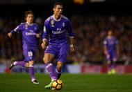 VALENCIA, SPAIN - FEBRUARY 22: Cristiano Ronaldo of Real Madrid in action during the La Liga match between Valencia CF and Real Madrid at Mestalla Stadium on February 22, 2017 in Valencia, Spain. (Photo by Manuel Queimadelos Alonso/Getty Images)