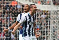 WEST BROMWICH, ENGLAND - FEBRUARY 25: Gareth McAuley of West Bromwich Albion celebrates scoring his sides second goal during the Premier League match between West Bromwich Albion and AFC Bournemouth at The Hawthorns on February 25, 2017 in West Bromwich, England. (Photo by Alex Livesey/Getty Images)