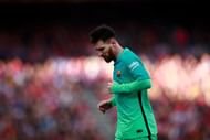 MADRID, SPAIN - FEBRUARY 26: Lionel Messi of FC Barcelona runs during the La Liga match between Club Atletico de Madrid and FC Barcelona at Vicente Calderon Stadium on February 26, 2017 in Madrid, Spain. (Photo by Gonzalo Arroyo Moreno/Getty Images)