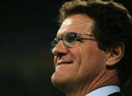 MADRID, SPAIN - NOVEMBER 18: Real Madrid manager Fabio Capello of Italy watches his team warm up before the Primera Liga match between Real Madrid and Racing Santander at the Santiago Bernabeu stadium on November 18, 2006 in Madrid, Spain. (Photo by Denis Doyle/Getty Images)