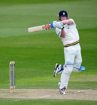 NOTTINGHAM, ENGLAND - MAY 13: Ben Stokes of Durham in action on his way to his maiden century during day four of the LV County Championship match between Nottinghamshire and Durham at Trent Bridge on May 13, 2010 in Nottingham, England. (Photo by Clive Mason/Getty Images)
