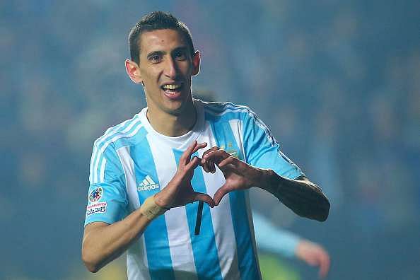 Angel Di Maria claimed he was lucky enough to play with Cristiano Ronaldo and Lionel Messi.