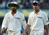 Anil Kumble and Harbhajan Singh