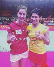 Ashwini Ponnappa gave the Olympic champion a scare at the PBL Jwala Gutta