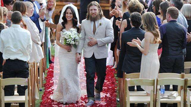 Brie Bella and Bryan on their wedding day!